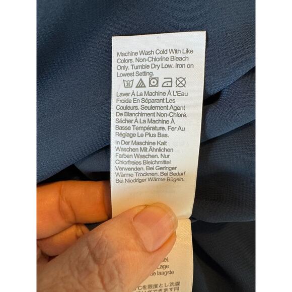 J. Crew Satin Halter Cut-Out Midi Dress Blue Timeless Romantic, 4 NWT - Picture 12 of 13